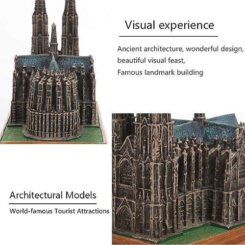 NUNETH Cologne Cathedral Resin Statue Brown