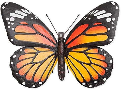 Bits and Pieces Metal Monarch Butterfly Wall Art Sculpture