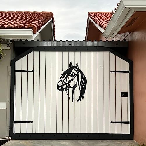 Lifelike Metal Horse Wall Art Decor