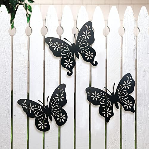 VividLadybug Set of 3 Butterfly Wall Decor