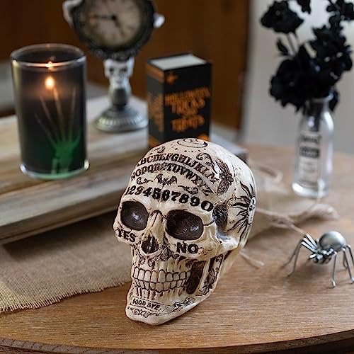 Halloween Skull Decorations 2 Pack Realistic Gothic Statues