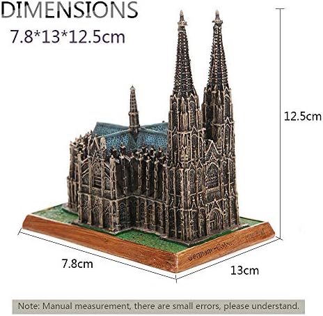 Cologne Cathedral Resin Statue Miniature Home Decor