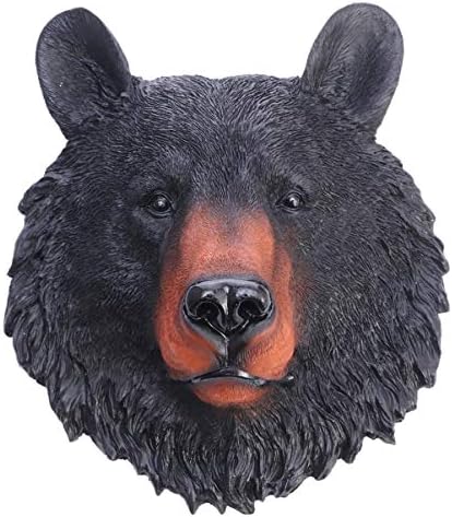 BESPORTBLE Bear Head Wall Decor Wall Statue Sculpture