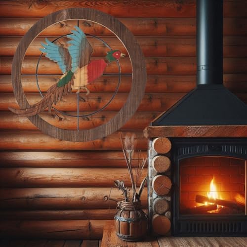 Pacific Giftware Pheasant Hunting Target Wall Plaque 15 Inch