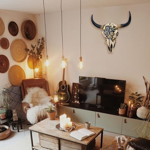 Alikiki Steampunk Bull Skull Wall Decor