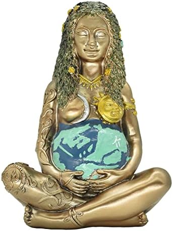 Miyolo Mother Earth Gaia Statue Resin Wiccan Decor