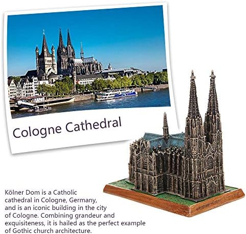 Cologne Cathedral Resin Statue Miniature Home Decor
