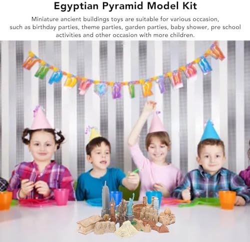 17PCS Miniature Ancient Buildings Set for Kids