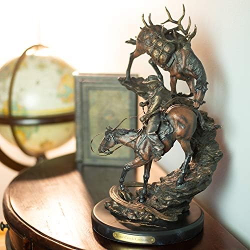 DEMDACO Last Creek Crossing Bronze Color 16x10 Sculpture