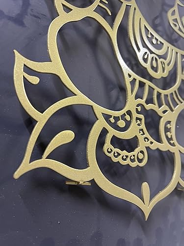 Metal Gold Ganesha Wall Art 14 Inch Ganesha Statue