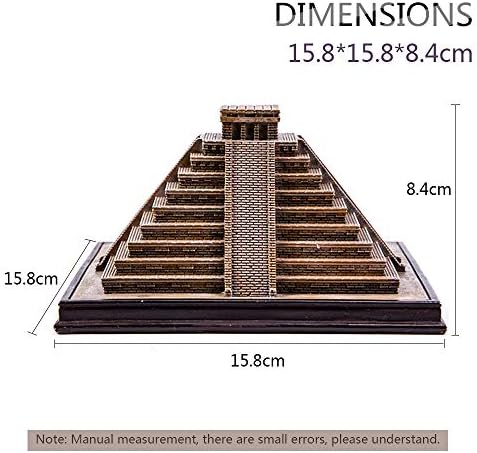 Miniature Pyramid Model Statue Resin Home Decor