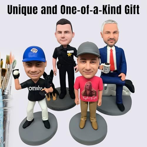 Custom Bobble Head Motorcycle Sculpture for Personalized Gifts