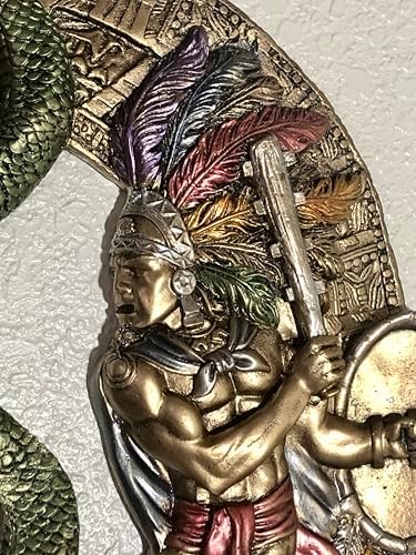 Aztec Conquista Decorative Wall Plaque Bronze Finish