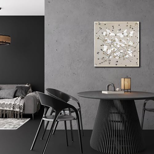 Epic Art 19th Century Butterfly Constellations 1 Wall Art 24x24