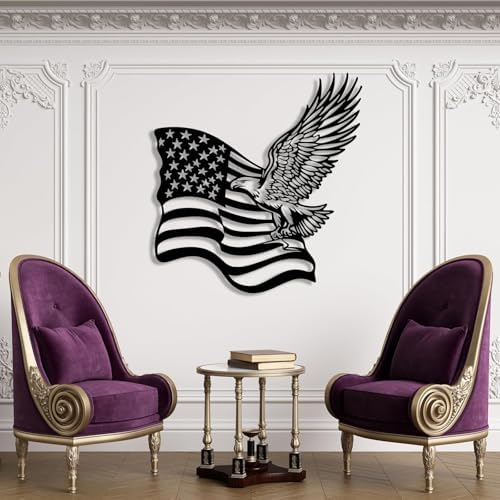 Patriotic Eagle Wall Art Boho Style Decor