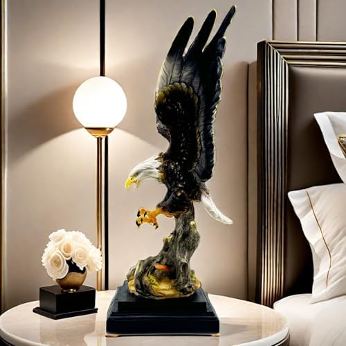 169 Inch Large Bald Eagle Statue Resin Sculpture