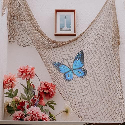 Operitacx Iron Butterfly Wall Art 2pcs Decor