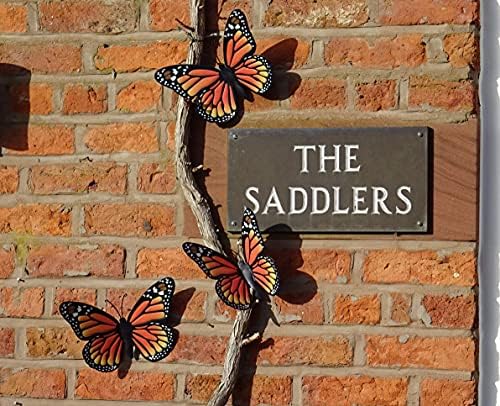 3D Metal Butterfly Wall Art Decor Set of 3