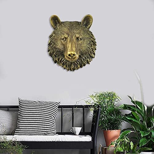MagiDeal Wall Mounted Bear Sculpture Rustic Farmhouse Decor