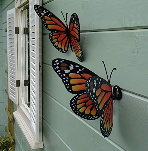 3D Metal Butterfly Wall Art Decor Set of 3