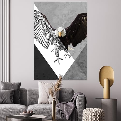 EGD American Eagle Wall Art for Living Room Decor