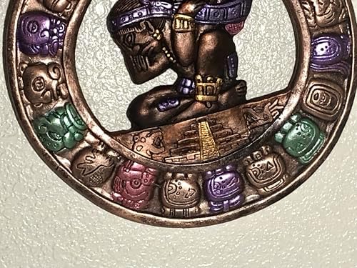 Mayan Calendar Wall Art Bronze Medallion
