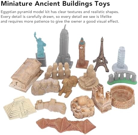 17PCS Miniature Ancient Buildings Set for Kids