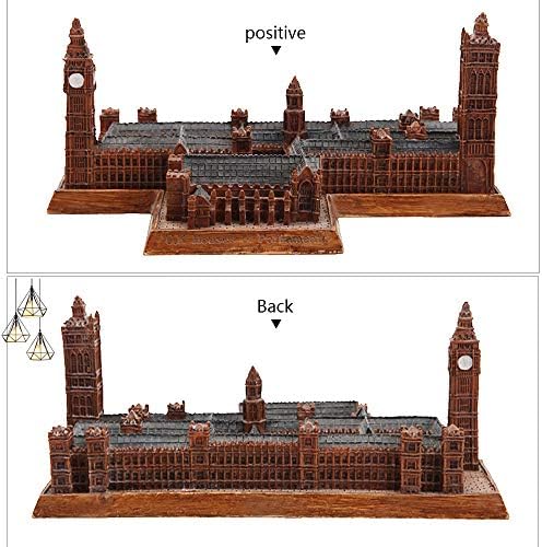 Miniature Palace of Westminster Resin Statue Desk Decoration