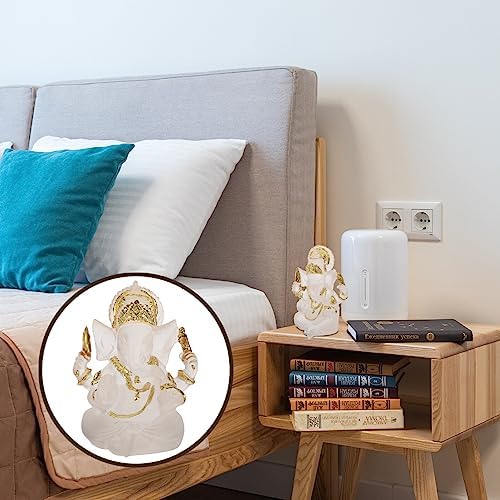 Happyyami Elephant Head God Statue Home Decor