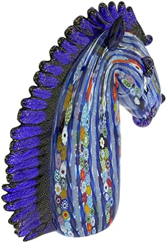 Glass Of Venice Murano Art Glass Horse Head Statue