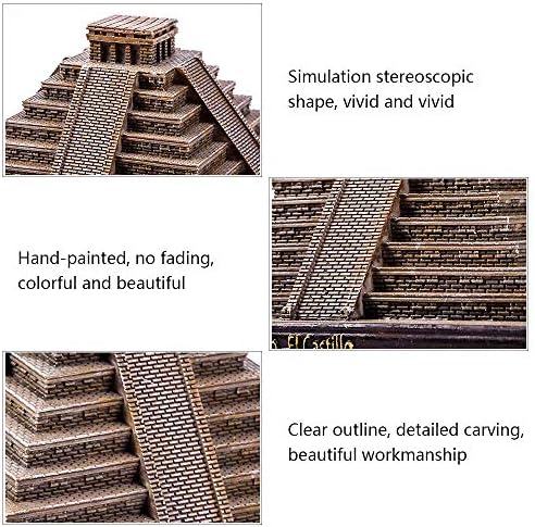 Miniature Pyramid Model Statue Resin Home Decor
