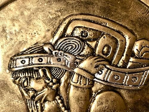Mayan Calendar Wall Decor with Antique Bronze Finish