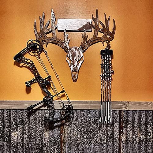 3D Metal Wall Art Deer Bucks Head - Rustic Decor Sticker