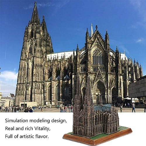 NUNETH Cologne Cathedral Resin Statue Brown