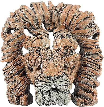 Flexman Lion Head Statue 59in Sculpture